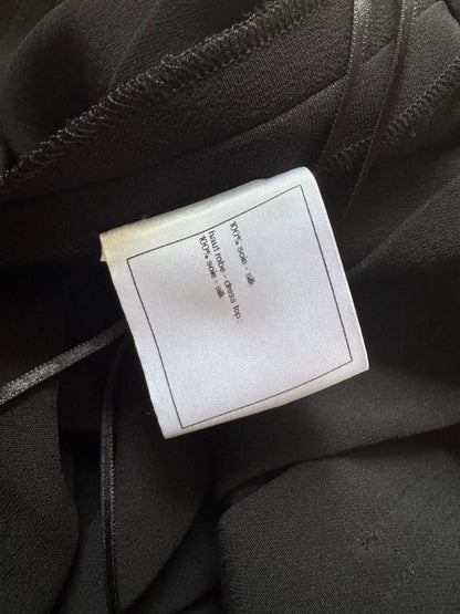 Chanel 2015 S/S by Karl Lagerfeld Bi-Color Silk Dress (XS-S)