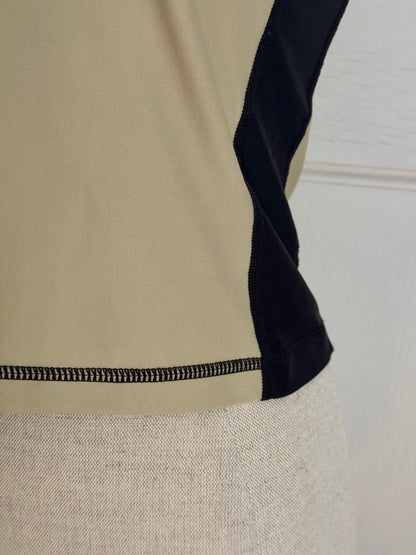 ICONIC Chanel CC 2003 Sport Beige Turtle Neck Top (S)