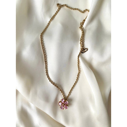 Flower Dior Vintage Necklace RARE