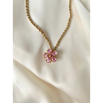 Flower Dior Vintage Necklace RARE