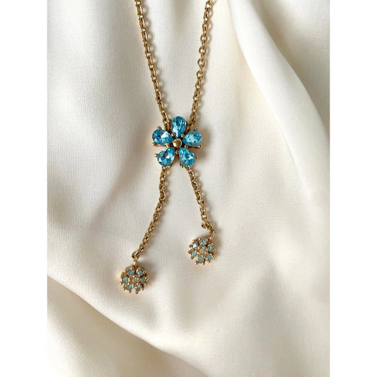 RARE Vintage Dior Flowers Necklace