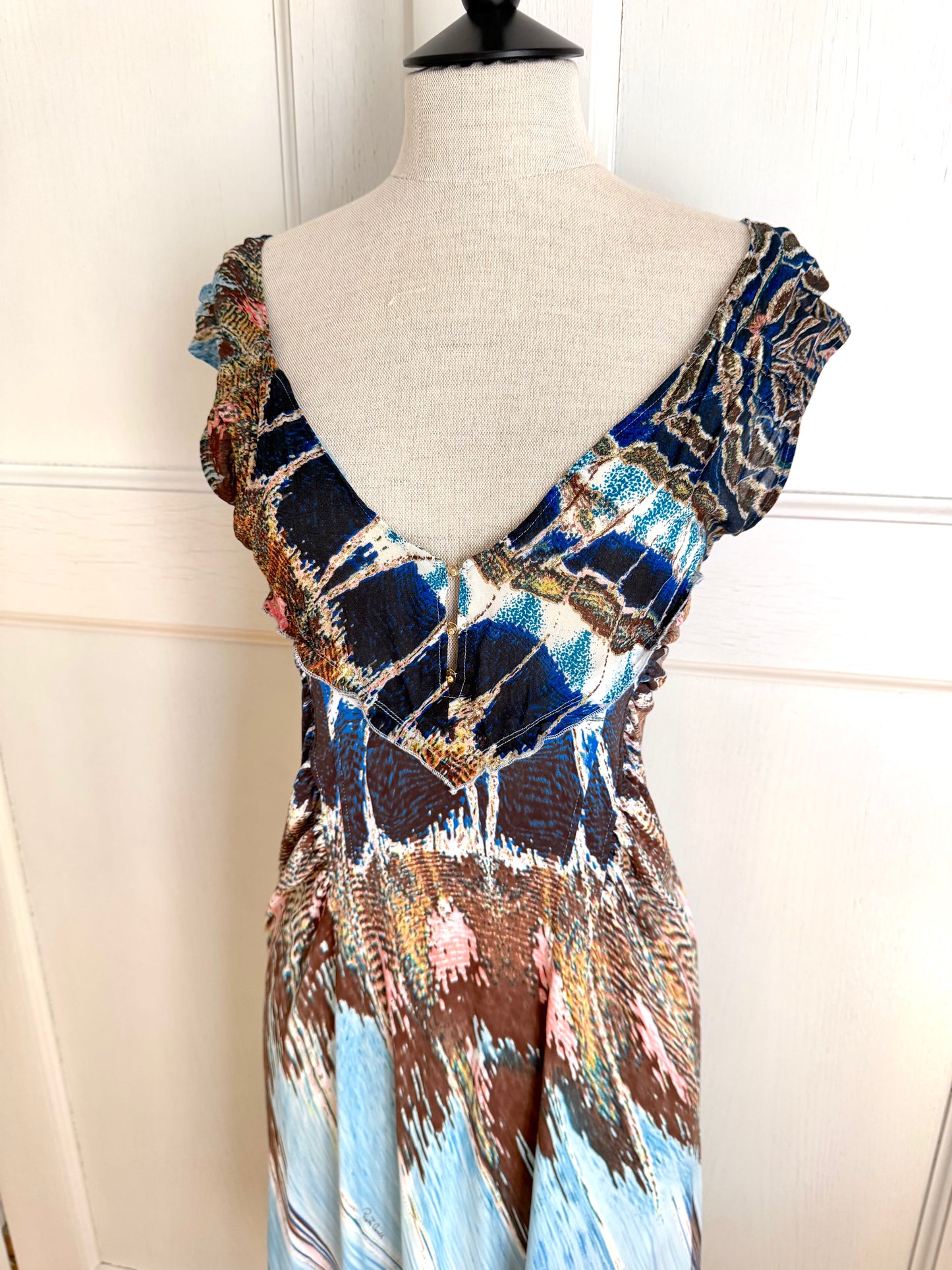 Roberto Cavalli 2004 Feather Dress (M)