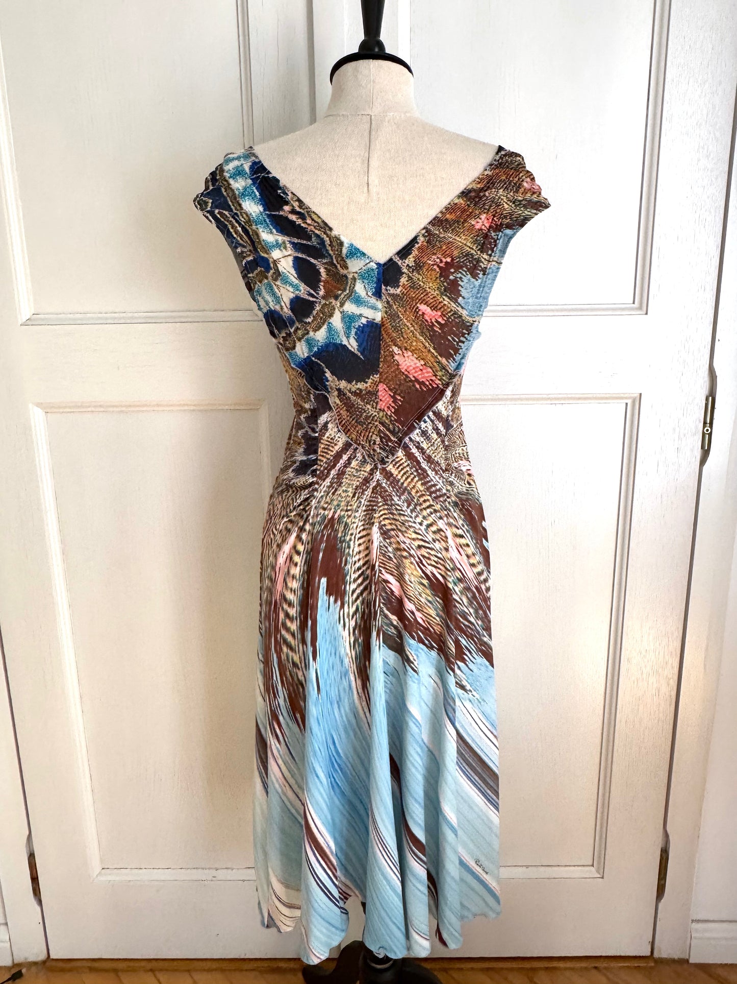 Roberto Cavalli 2004 Feather Dress (M)