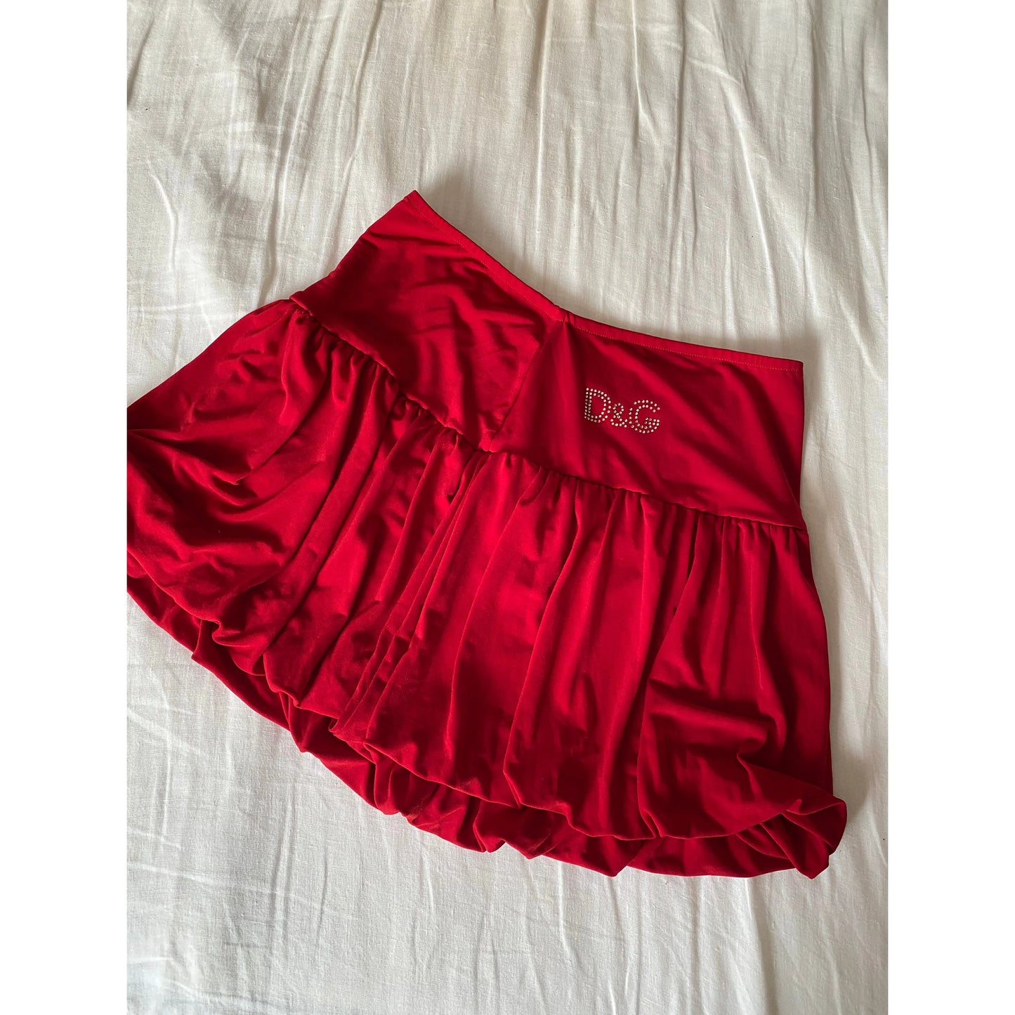 Vintage Dolce Gabbana D&G Red Mini Skirt (M)