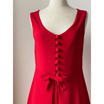 Moschino Couture Red Button Mini Dress (S)