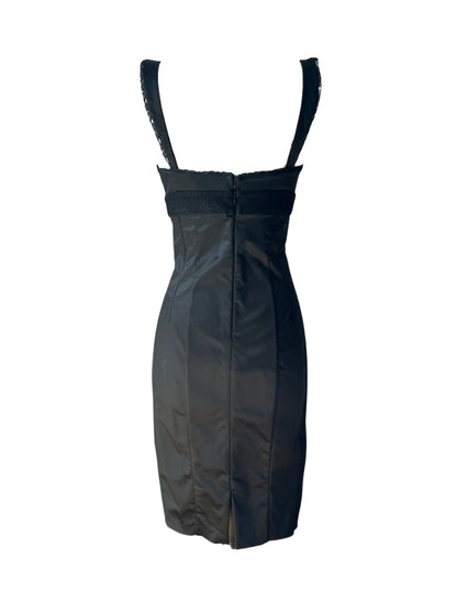 John Galliano Vintage Corset Dress In Black (S)