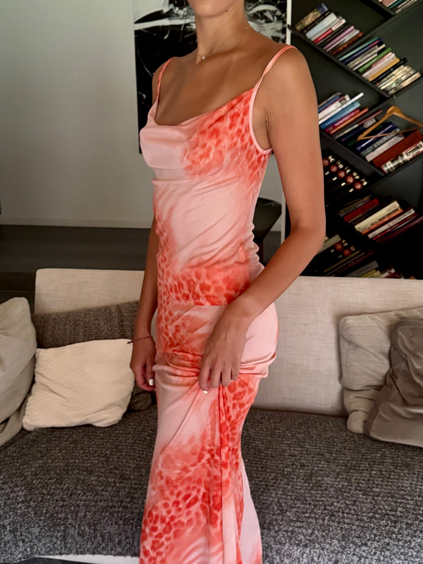 Class Cavalli S/S 2001 Orange Leopard Set (IT 42 / M)
