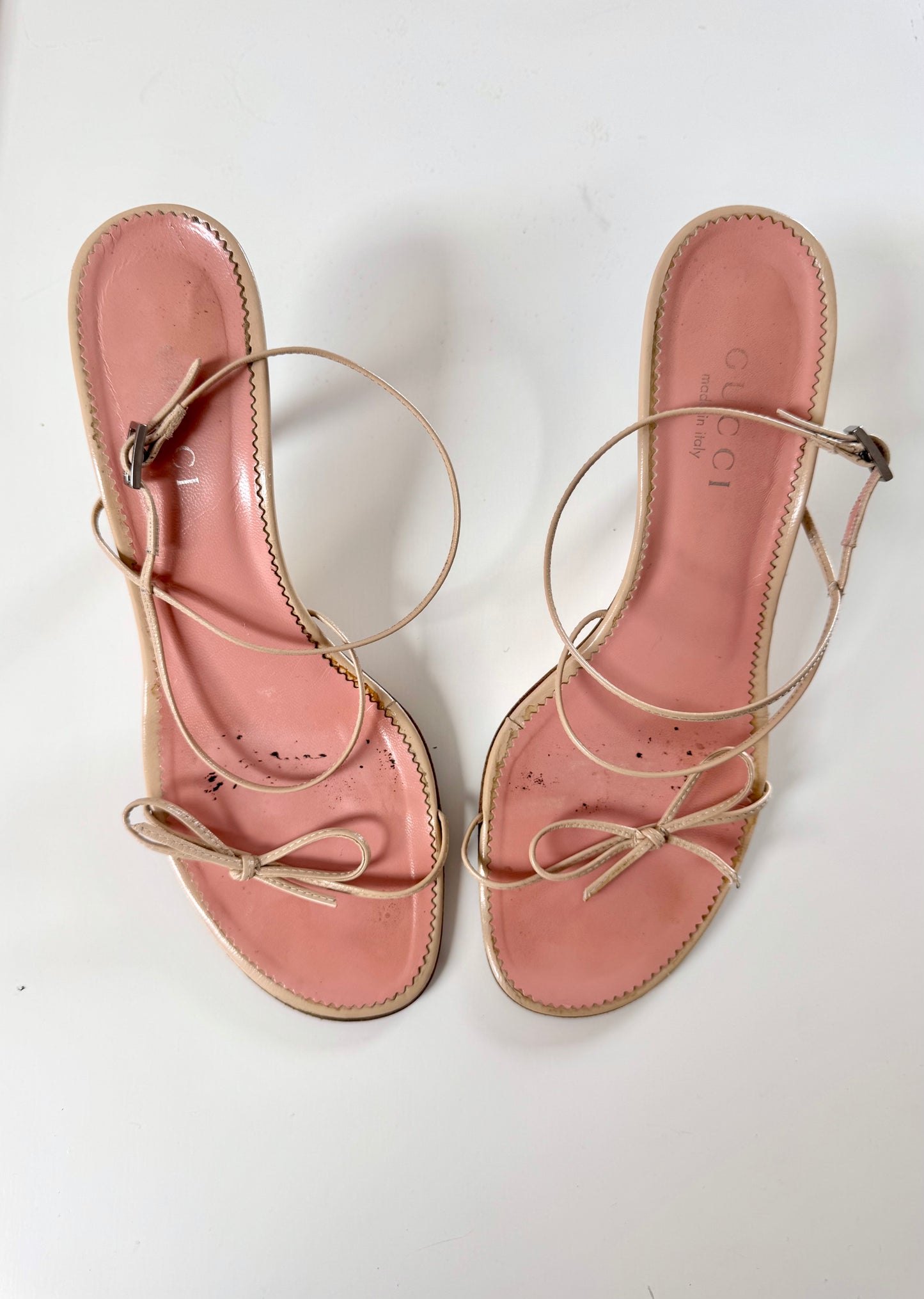 ICONIC Gucci By Tom Ford Bow Heels In Beige Nude (EU 38 - 38,5)