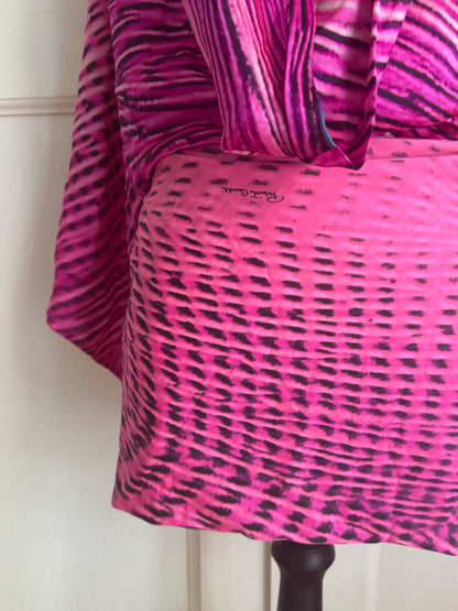Roberto Cavalli S/S 2001 Multicolor Silk Dress (S)