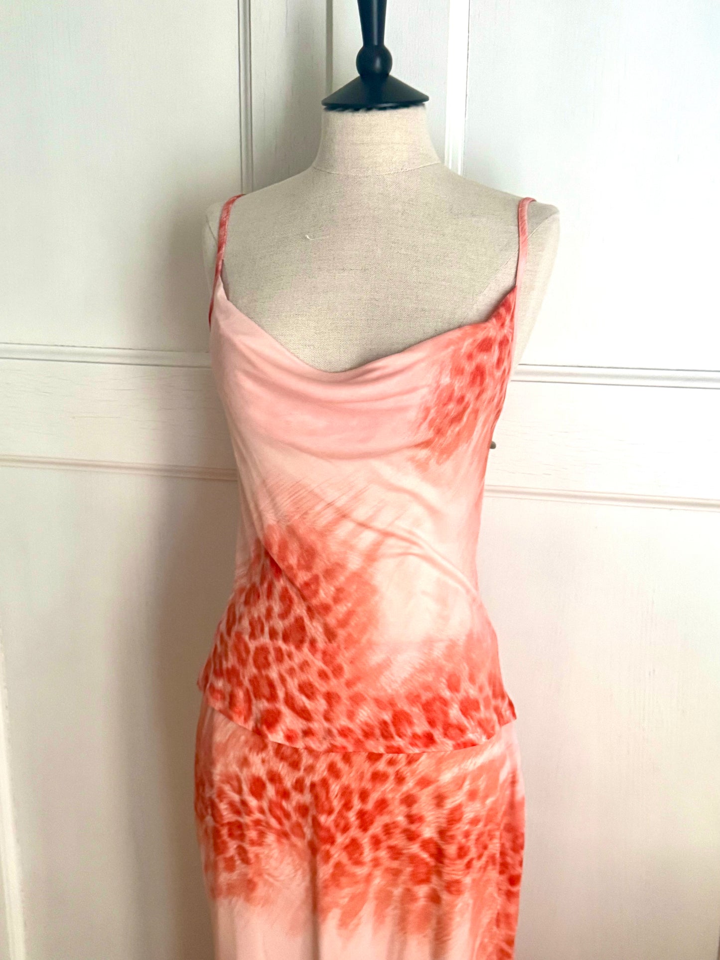 Class Cavalli S/S 2001 Orange Leopard Set (IT 42 / M)
