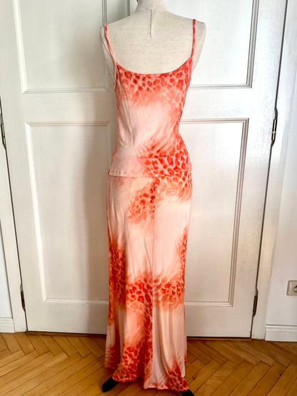Class Cavalli S/S 2001 Orange Leopard Set (IT 42 / M)