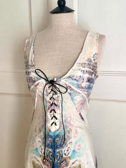 Roberto Cavalli S/S 2002 Lace-Up Dress (S)