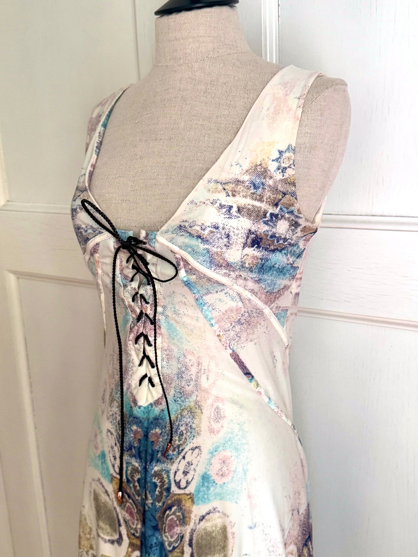 Roberto Cavalli S/S 2002 Lace-Up Dress (S)