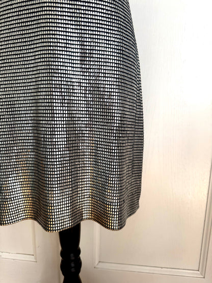 ICONIC Paco Rabanne 90s Mini Metallic Silver Dress (S)