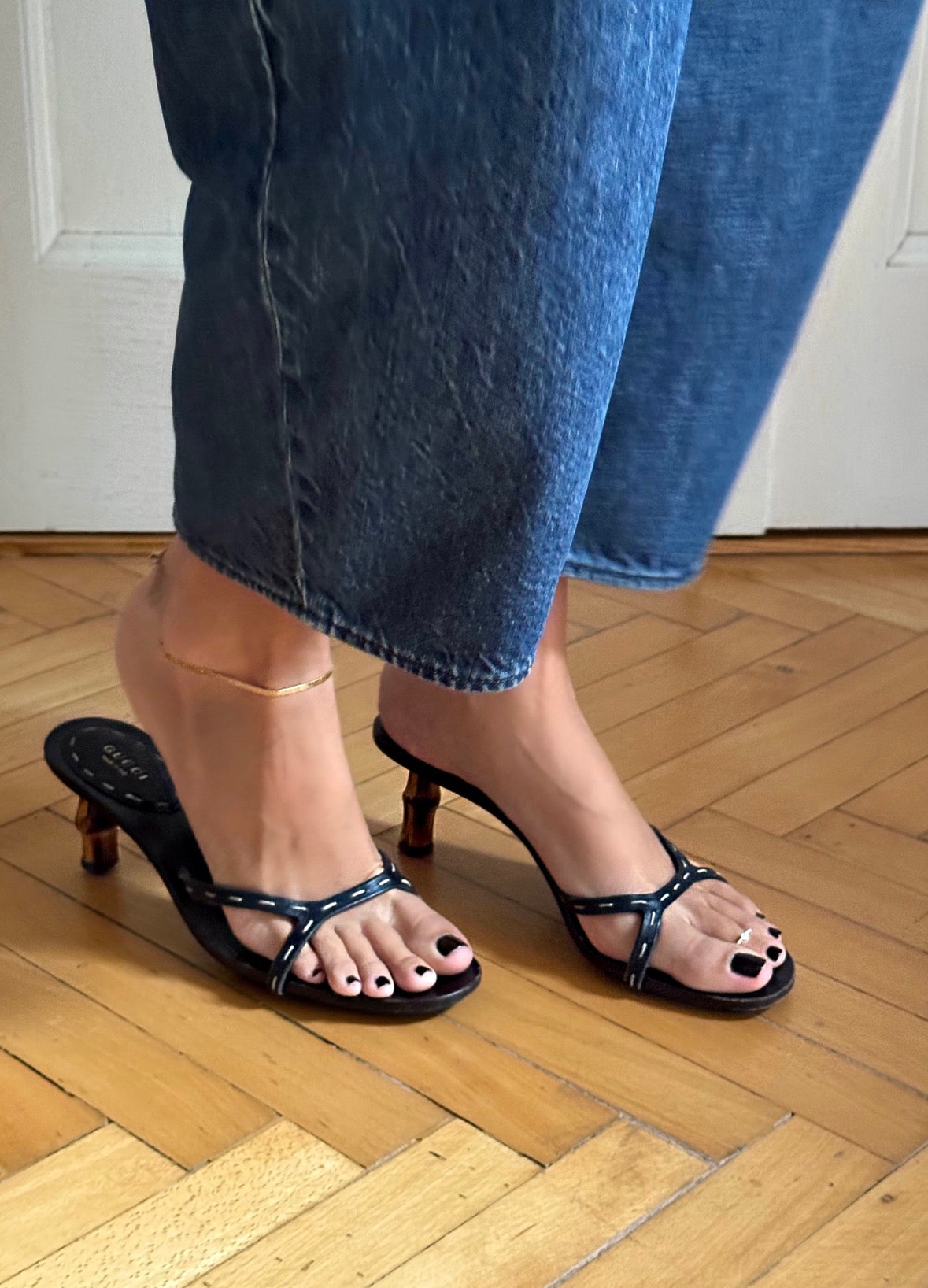 ICONIC Gucci By Tom Ford S/S 2002 Bamboo Heels (EU 39,5)