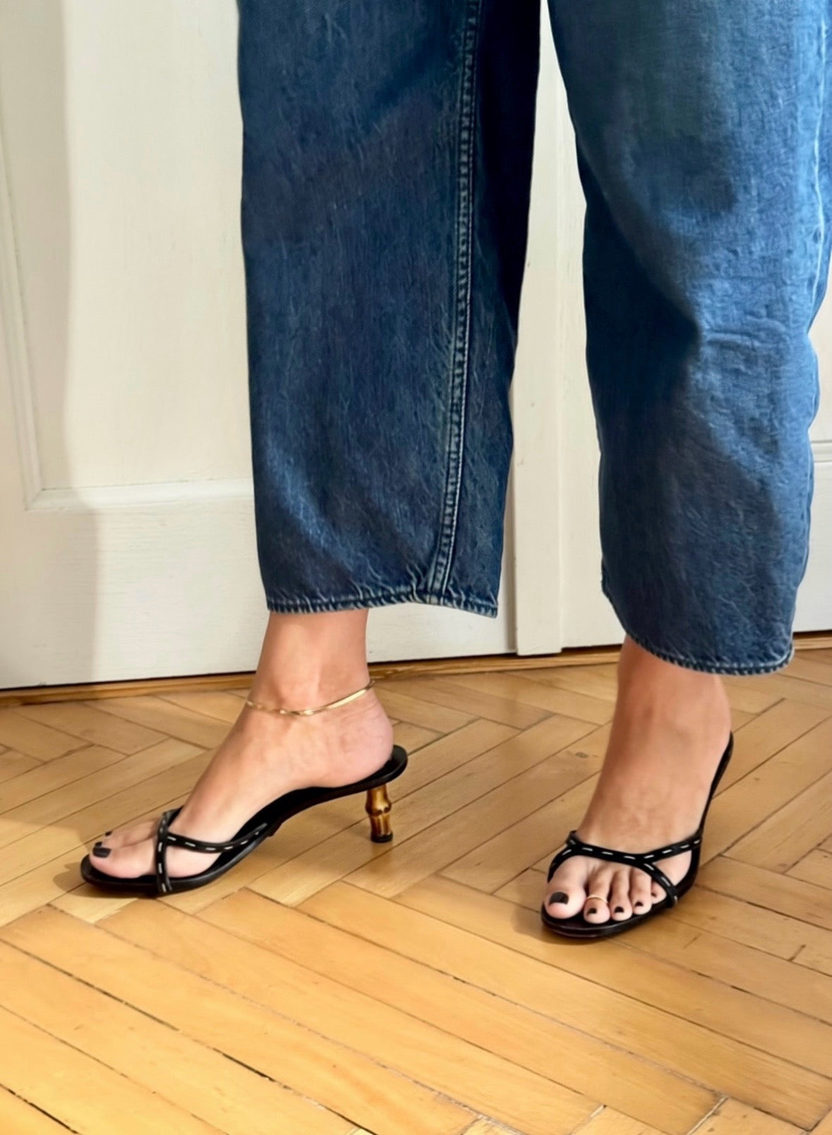 ICONIC Gucci By Tom Ford S/S 2002 Bamboo Heels (EU 39,5)