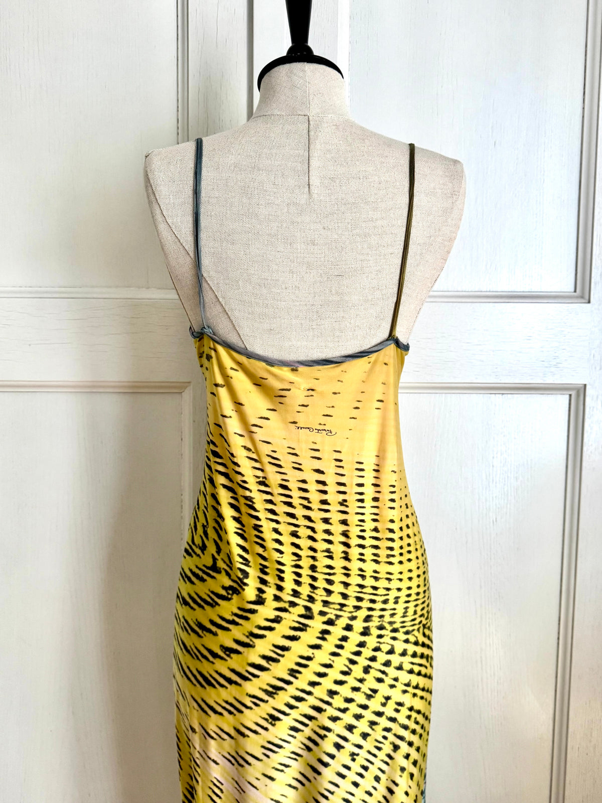 ☆ Roberto Cavalli S/S 2001 Illusion Maxi Dress Gown (M)