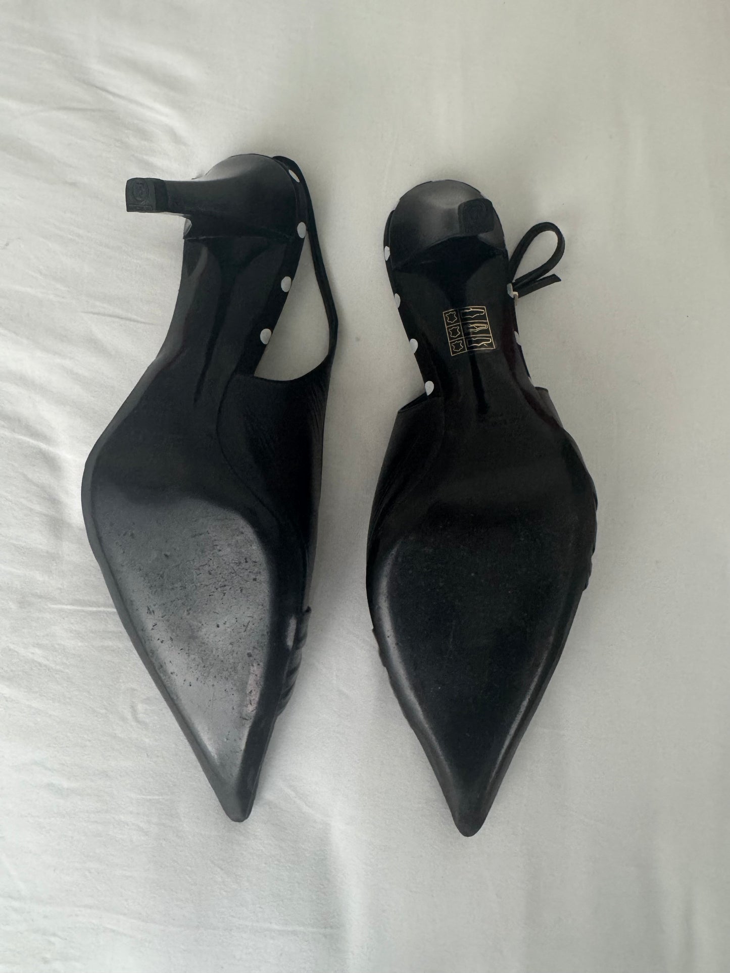 Vintage Escada Polka Dot Heels (EU 38)