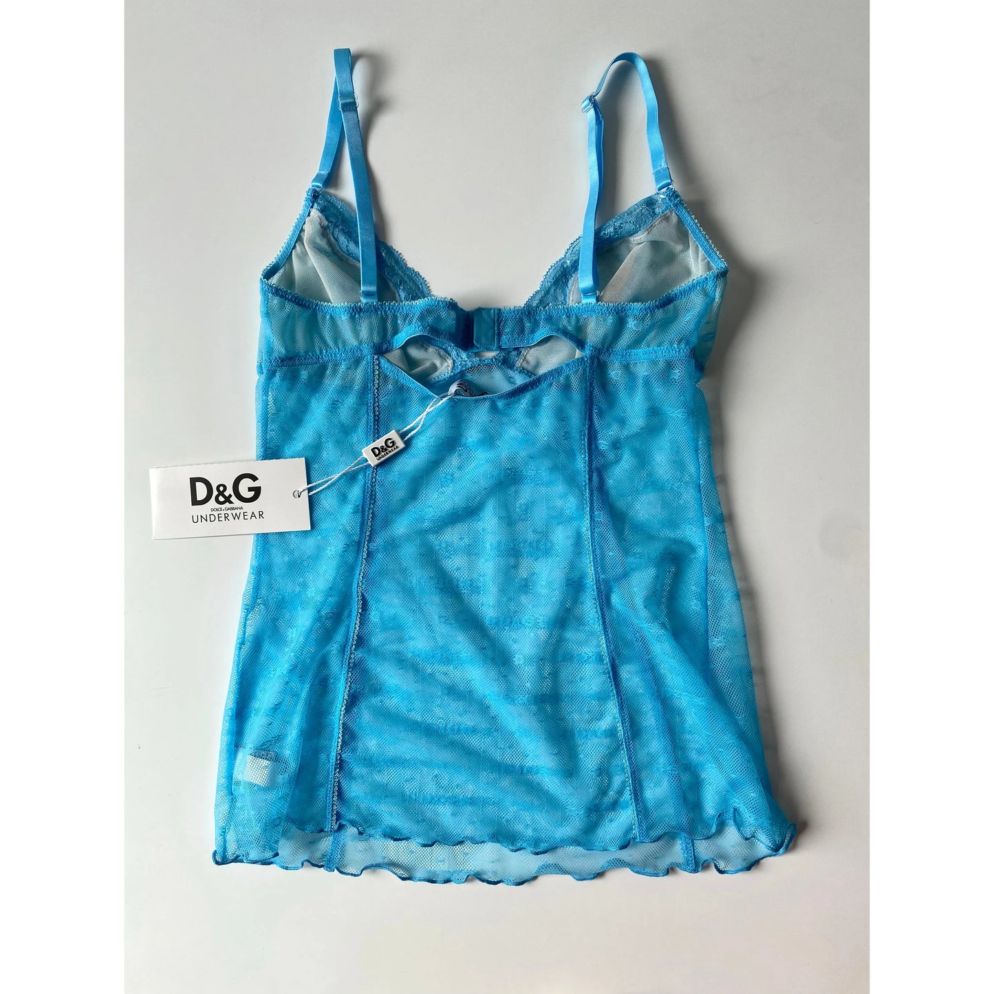 Dolce & Gabbana Vintage Blue Top - with Tag (M / IT 2)