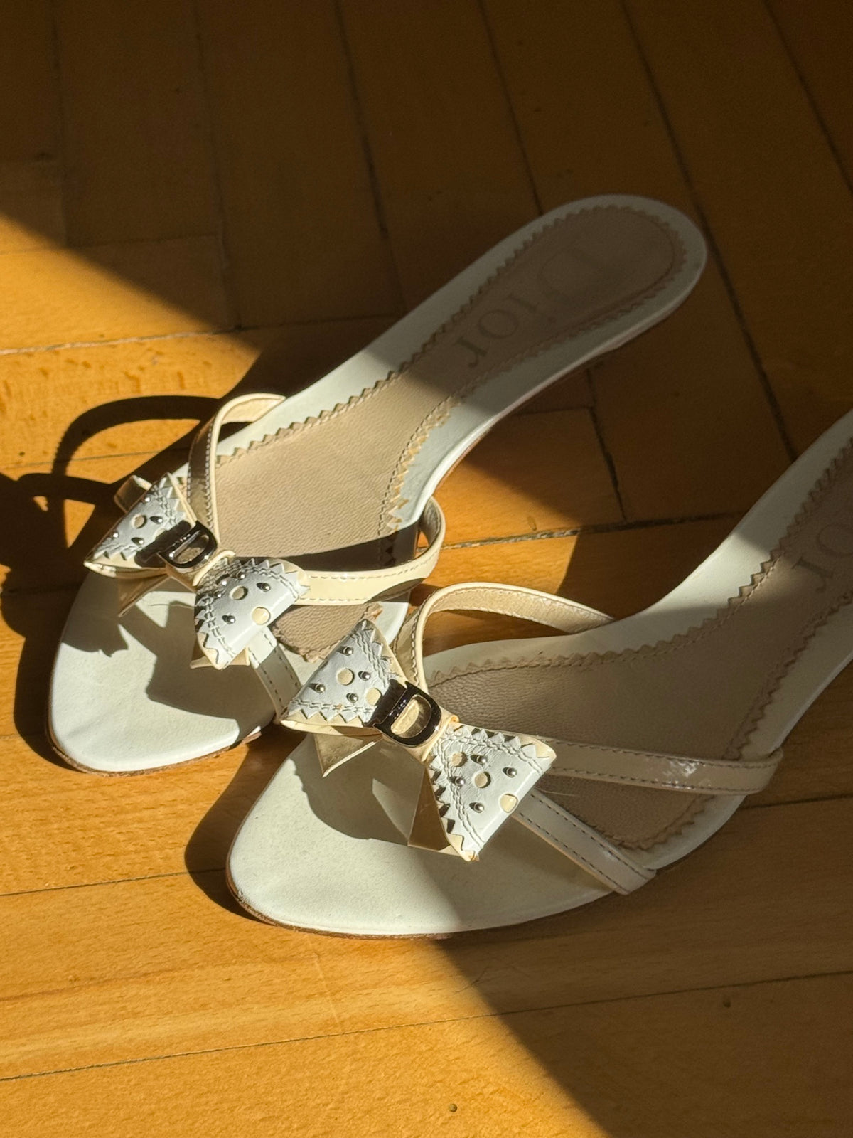 ICONIC Dior By John Galliano 2000s Ribbon Heels Mules (EU 38)