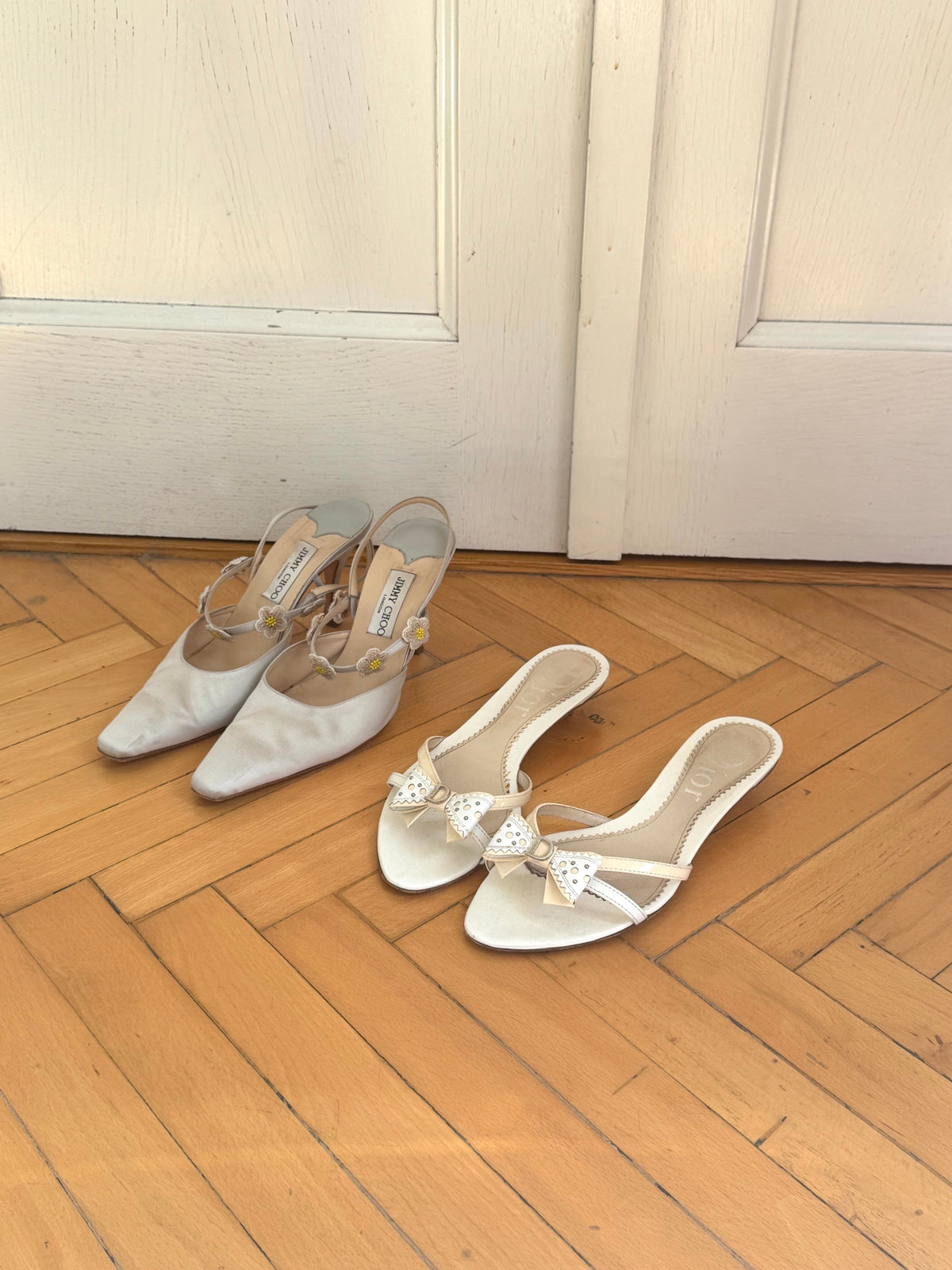 ICONIC Dior By John Galliano 2000s Ribbon Heels Mules (EU 38)