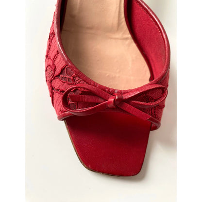 vintage red shoes