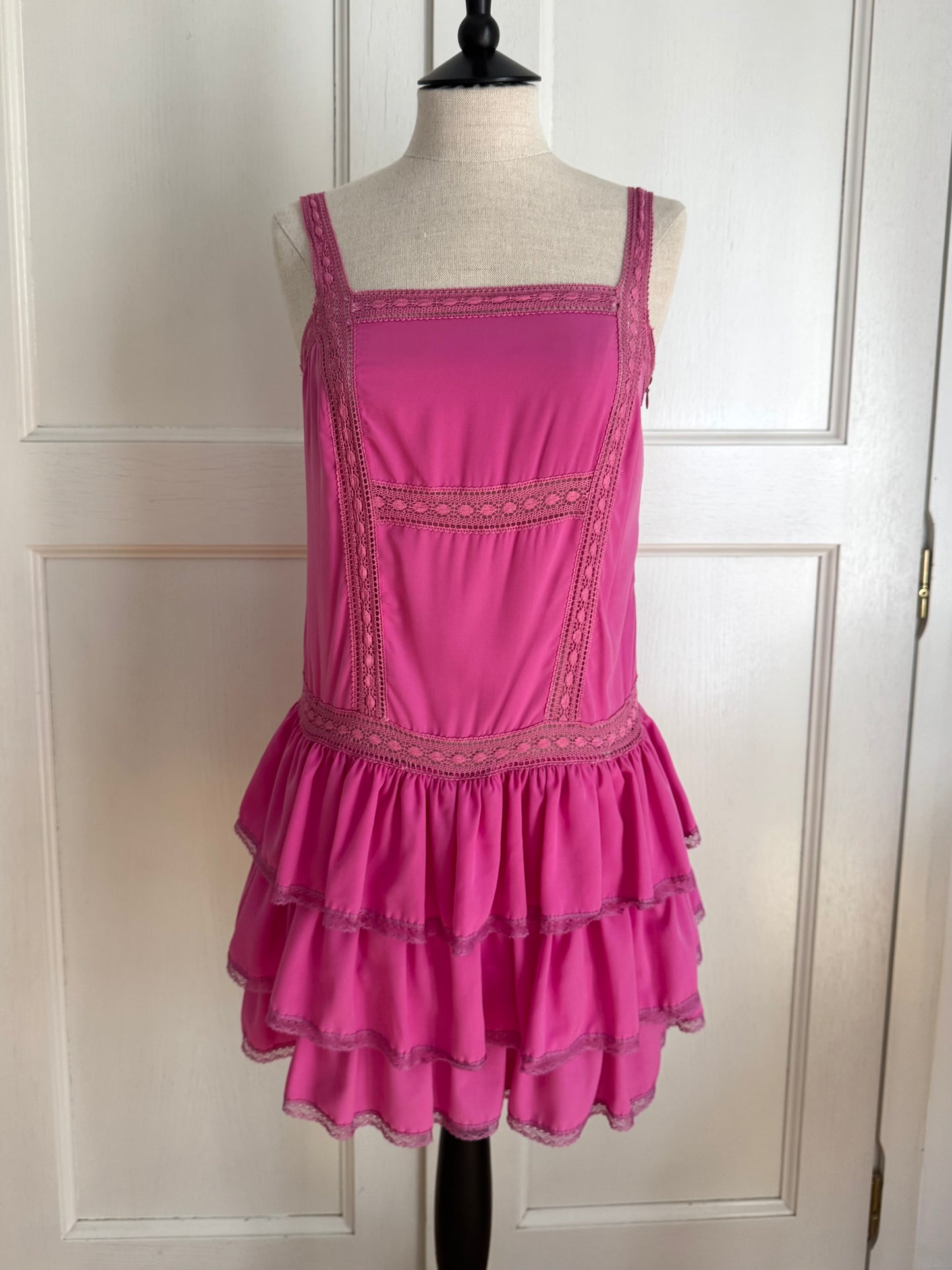 Blumarine Blugirl Vintage Pink Ruffle Dress (S / IT 40)