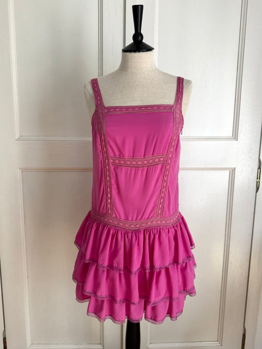 Blumarine Blugirl Vintage Pink Ruffle Dress (S / IT 40)