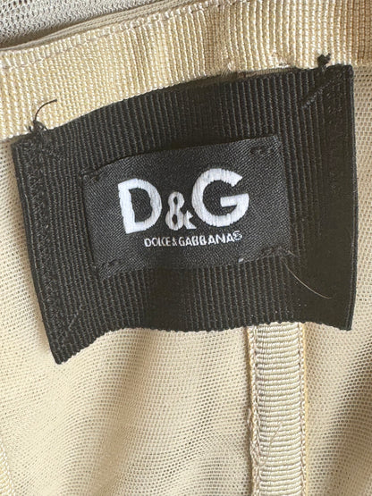 ICONIC Dolce Gabbana D&G Butterfly Stromboli Silk Dress S/S 1998 (S)