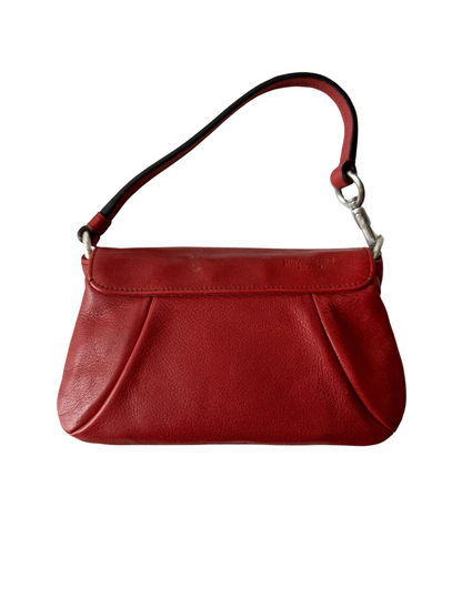 Vintage YSL Mini Nadja Leather Bag in Red