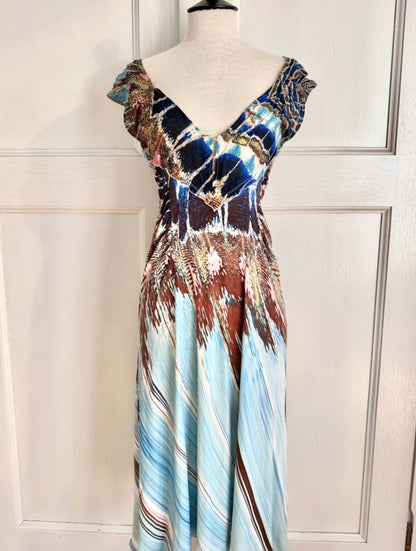 Roberto Cavalli 2004 Feather Dress (M)