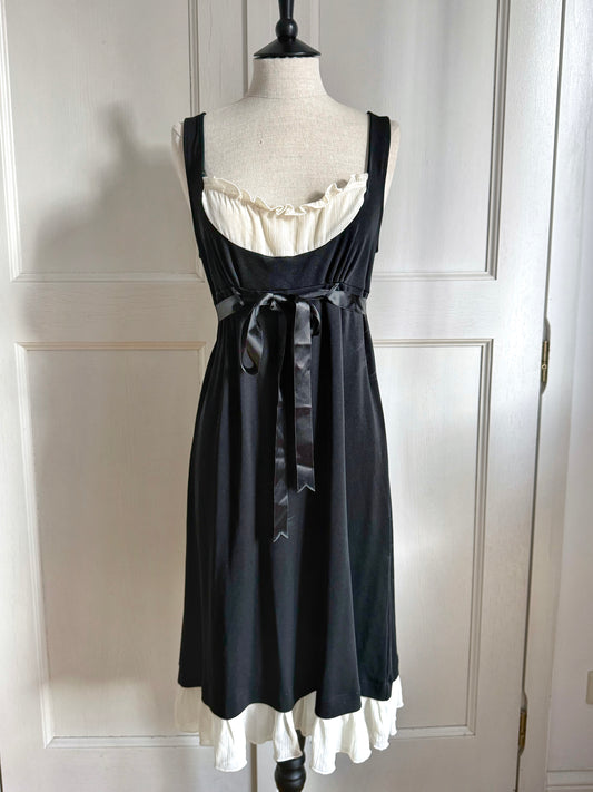 Chantal Thomass Vintage Black and White Babydoll Dress (S/M/L)