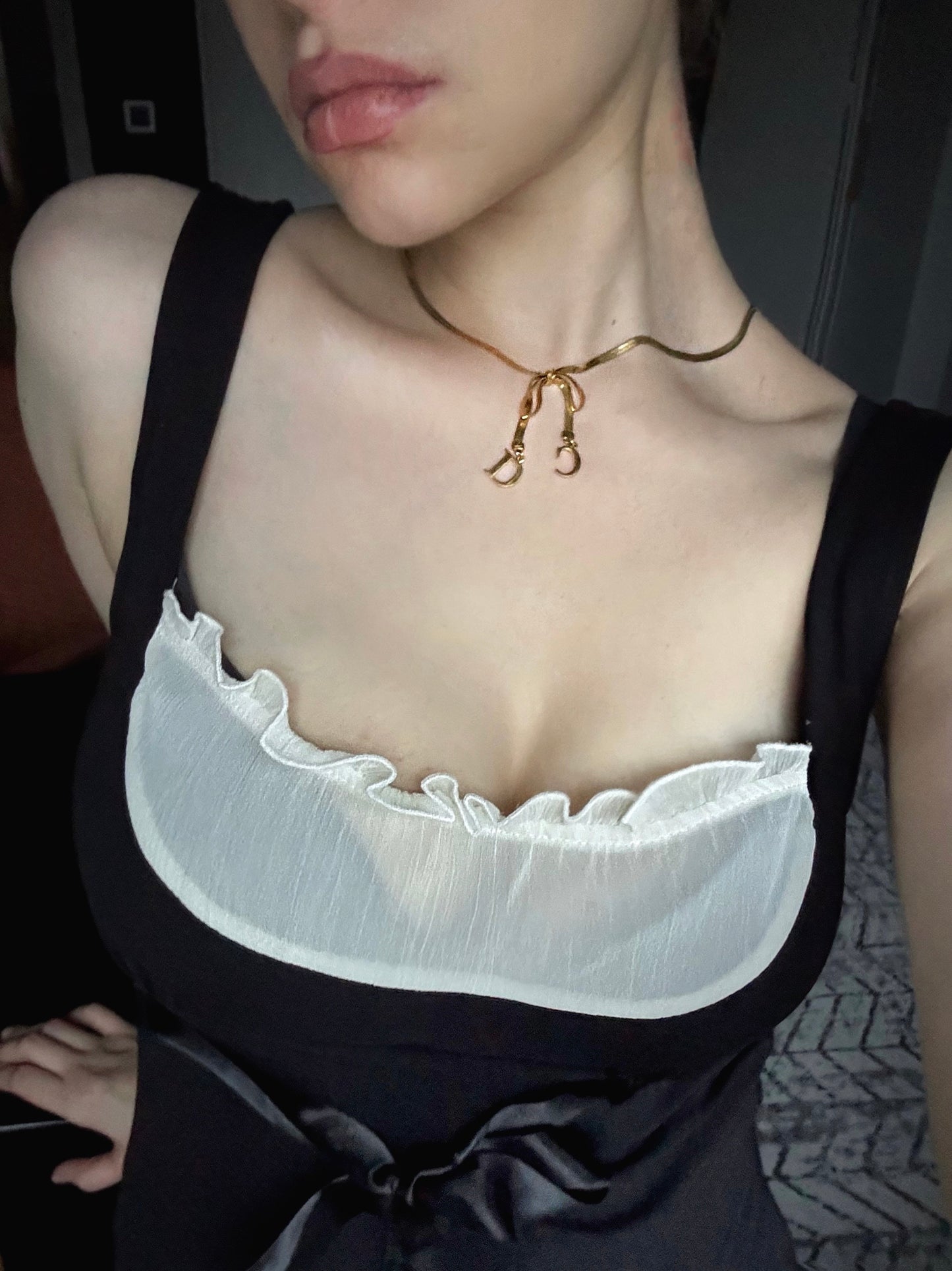 Chantal Thomass Vintage Black and White Babydoll Dress (S/M/L)