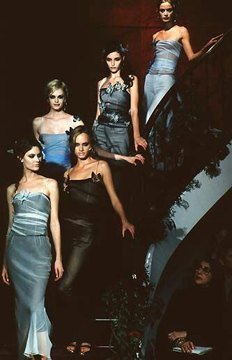 ICONIC Dolce Gabbana D&G Butterfly Stromboli Silk Dress S/S 1998 (S)