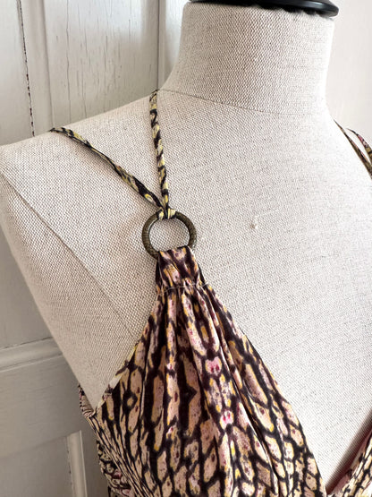 Just Cavalli Silk Snake Dress With a Tag (S)