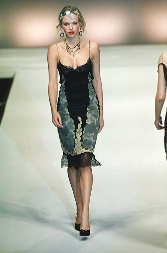 Vintage Blumarine Dress F/W 1998 RUNWAY Photographed by Helmut Newton Ciao Kasia Vintage Blumarine Dress F/W 1998 RUNWAY Photographed by Helmut Newton Ciao Kasia